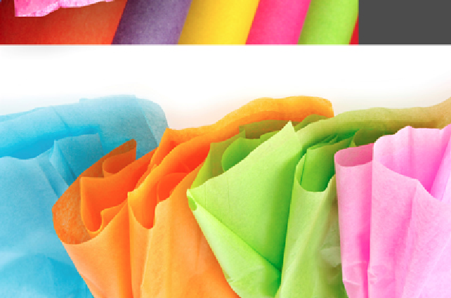 colored tissue paper