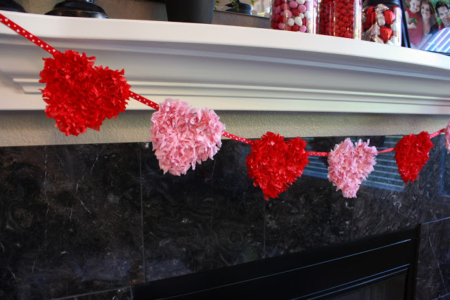 DIY Valentine's Day Tissue Paper Heart