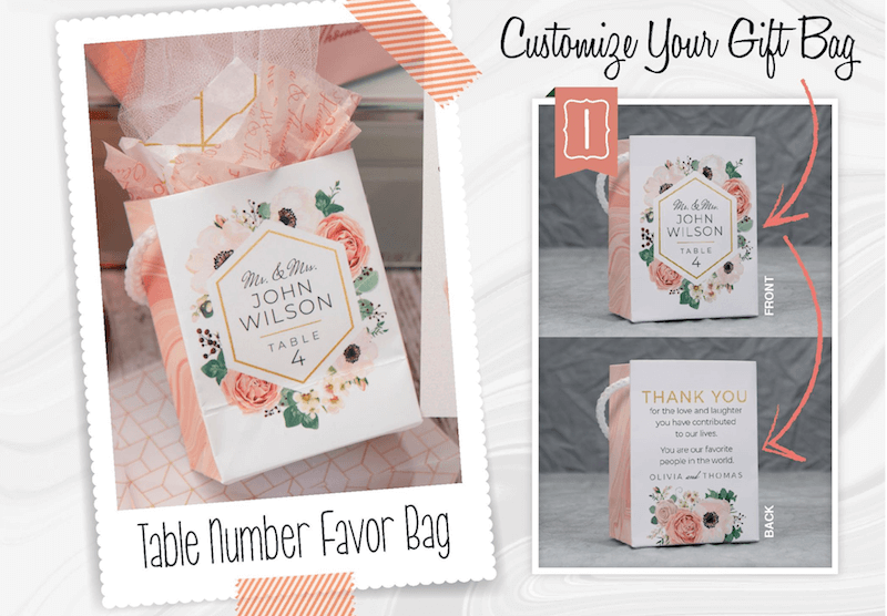 Surprise Your Wedding Guests with Custom Printed Gift Bags - Nashville  Wraps Blog